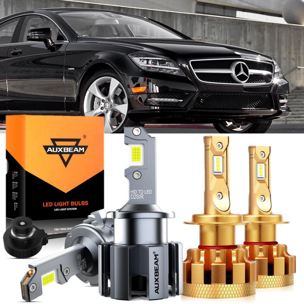 For 2007 - 2011 Mercedes - Benz CLS550 with HID headlamps LED Light Bulbs High Low Beam Bundle - FORZA - PARIS