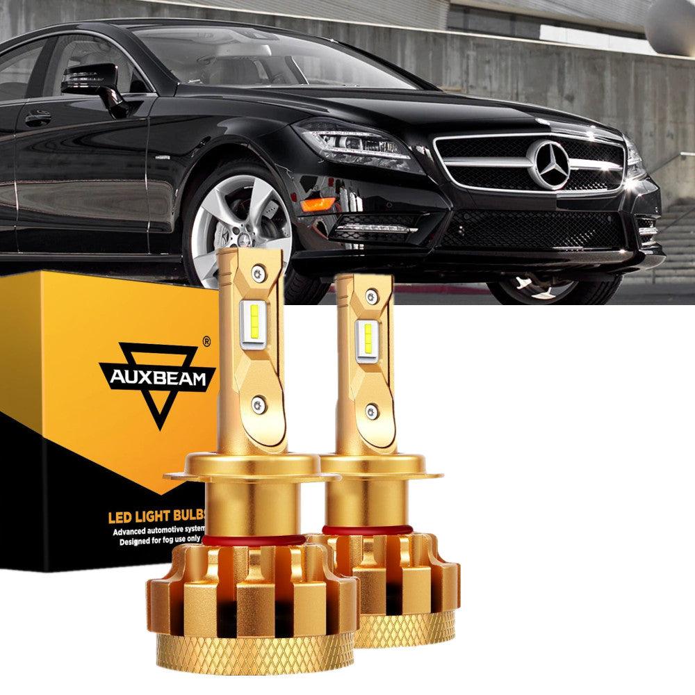 For 2007 - 2011 Mercedes - Benz CLS550 with HID headlamps LED Light Bulbs High Low Beam Bundle - FORZA - PARIS