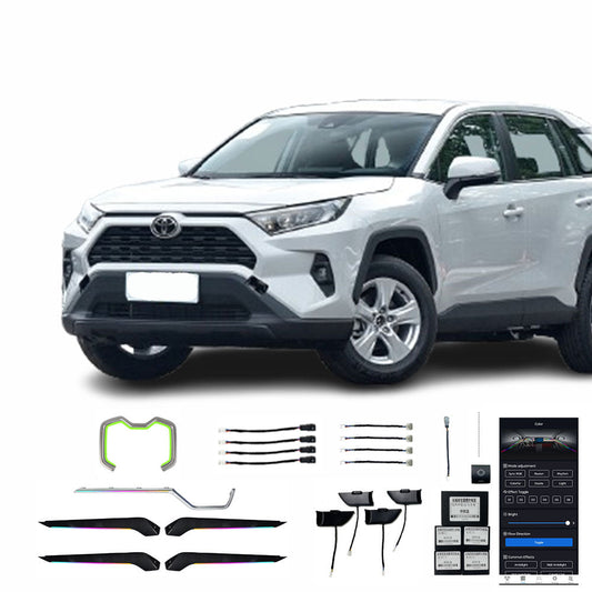 Lumières Intérieures Modifiées De Haute Qualité En Fibre De Carbone 19 Pour Toyota RAV4 20-23 Veranda