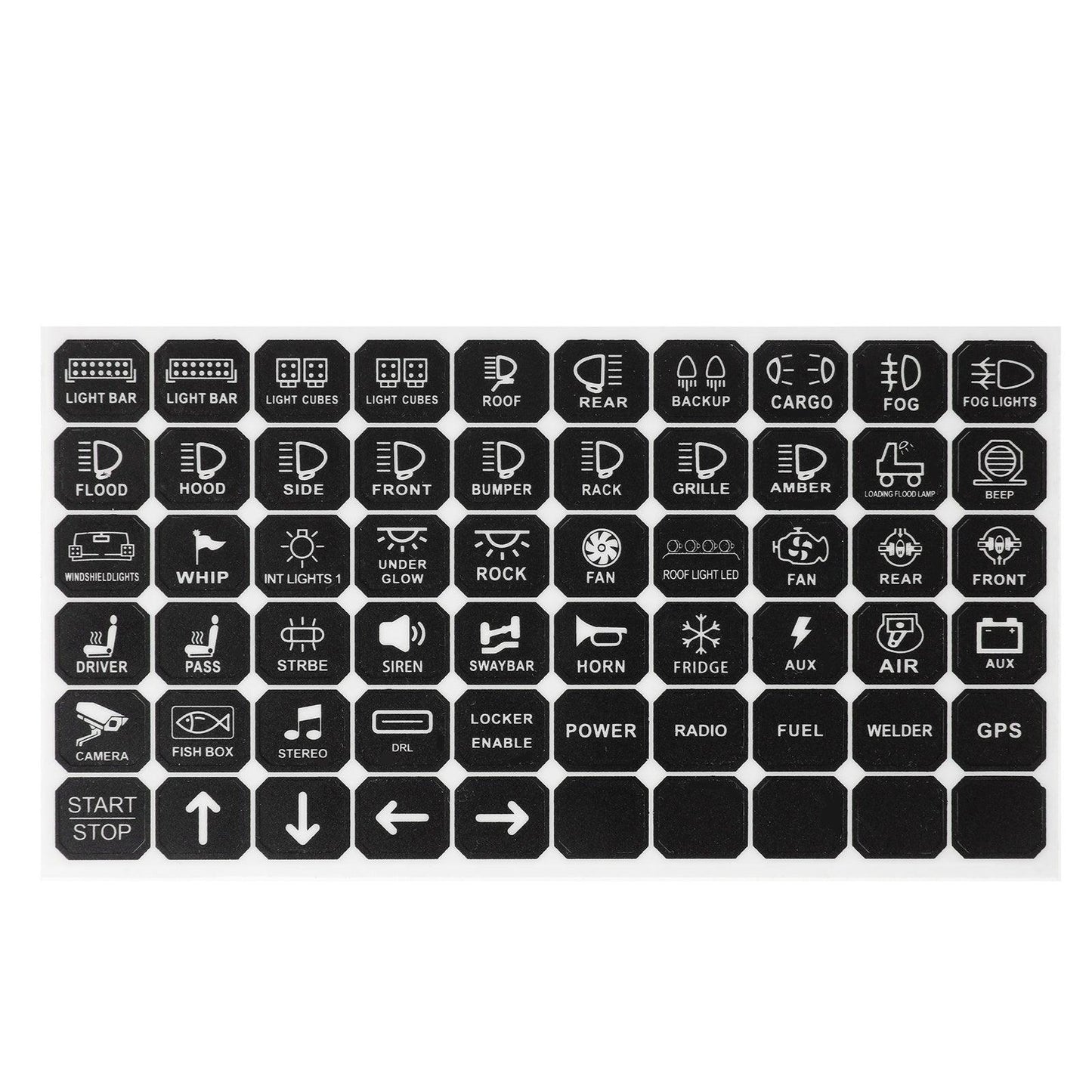 AR-800 Multifunction RGB Switch Panel with Bluetooth Controlled &amp; 47 Inch Extension Cable(Optional) for FORD F150 F250 F350 