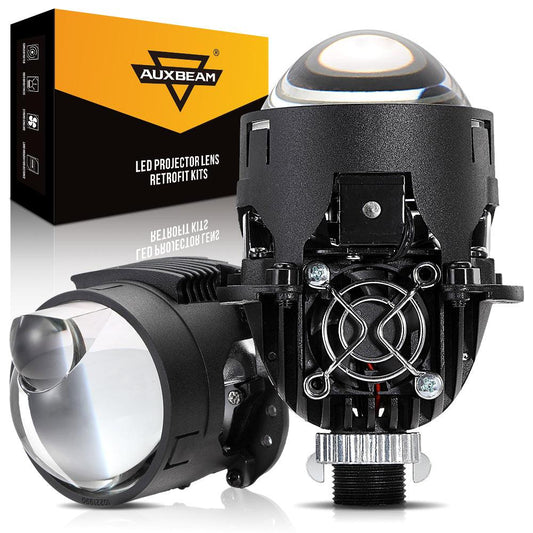 2.5 Inch 90W 70W Hi/Lo Beam Bi-LED Laser Projector Lens Headlight Non-Destructive Installation Projector Lens for Car | 2PCS/Set