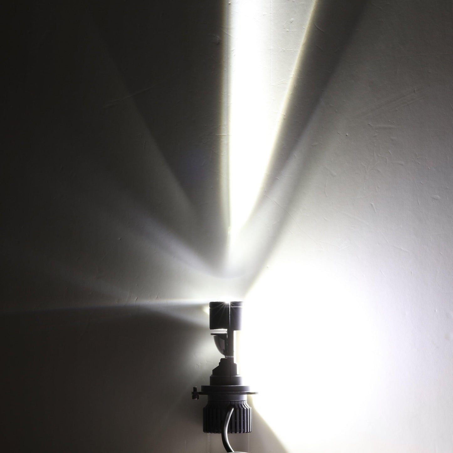 H4/HS1 LED Headlight Bulbs Mini Bi-LED Projector Lens High Low Dual Beam for Motorcycle Car Truck ATV UTV Snowmobile | 2 Bulbs - Auxbeam  – éclairage LED auto