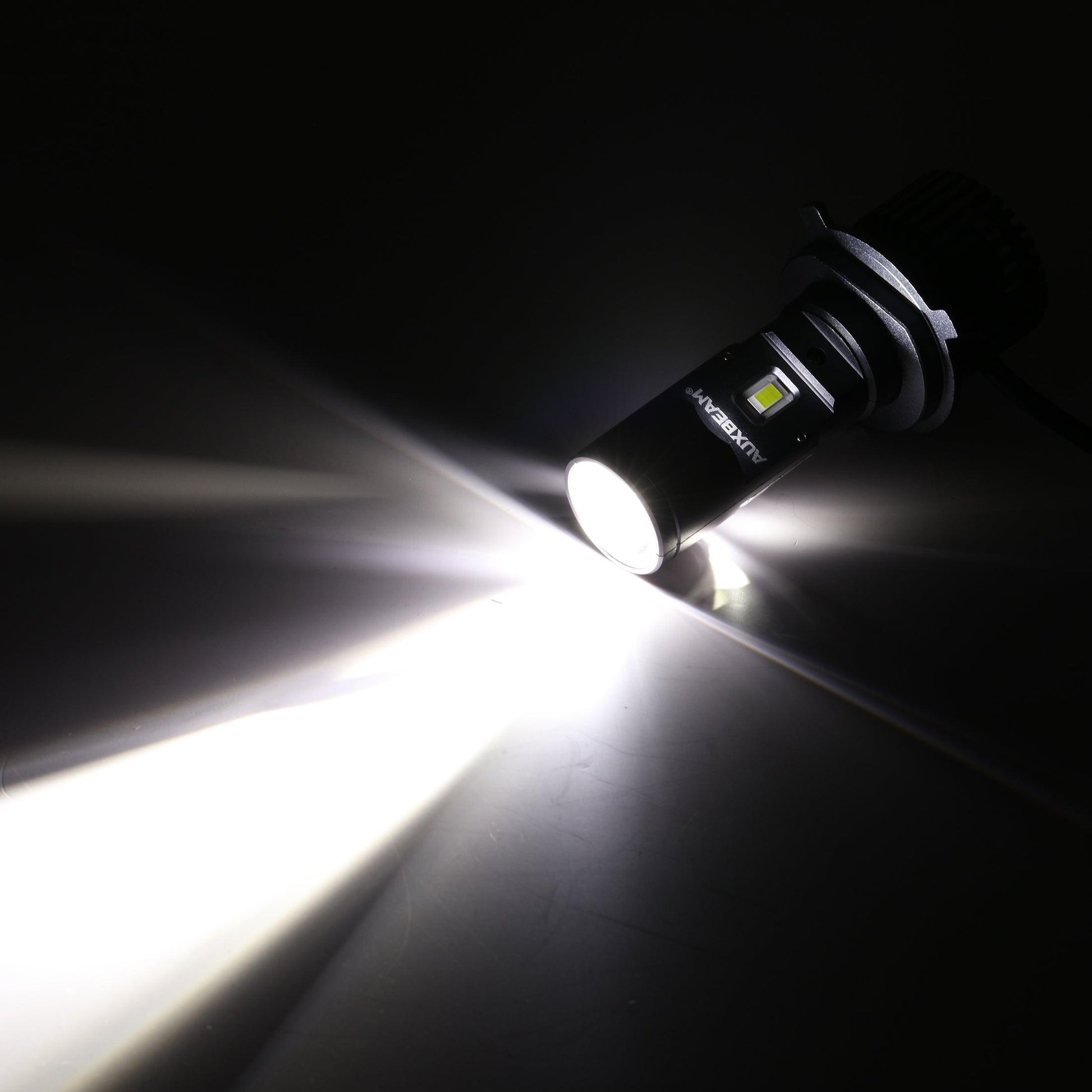 H4 LED Headlight Bulbs 110W 10000LM Mini Bi-LED Projector Lens Headlight 6000K Cool White | 2 Bulbs - Auxbeam  – éclairage LED auto