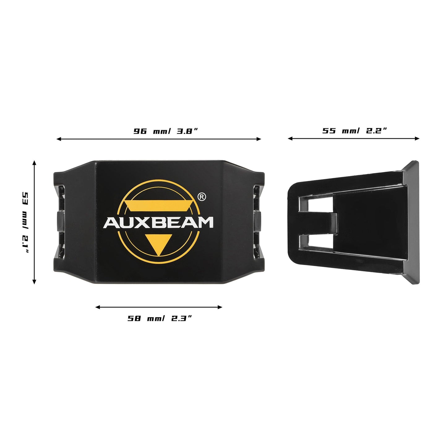 V-Max Series LED Pod Light Black Cover Light Shield Cover - Auxbeam  – éclairage LED auto