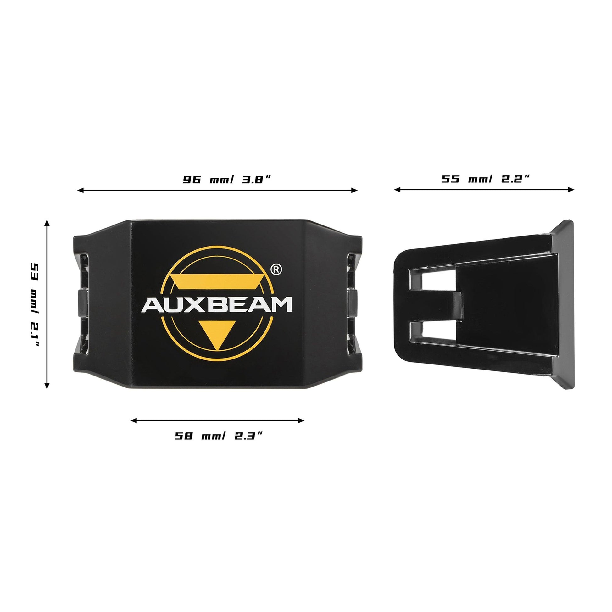 V-Max Series LED Pod Light Black Cover Light Shield Cover - Auxbeam  – éclairage LED auto