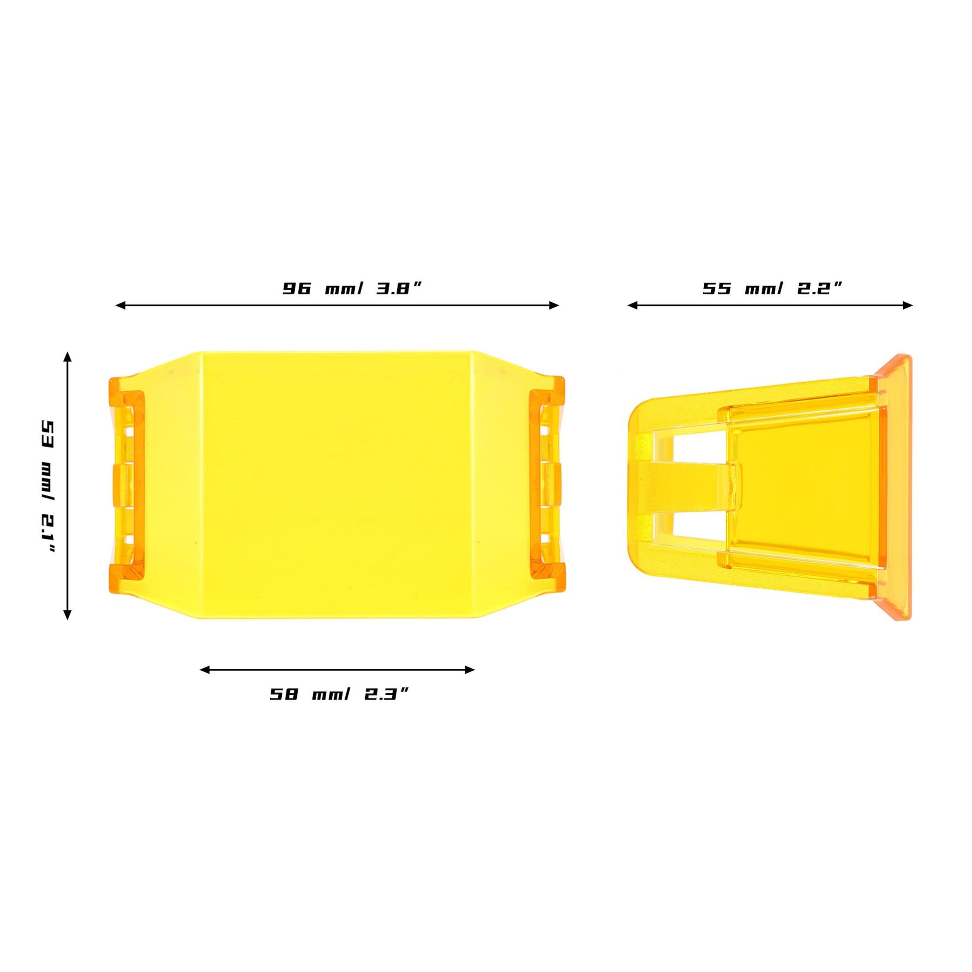 V-Max Series LED Pod Light Amber Cover Light Shield Cover - Auxbeam  – éclairage LED auto