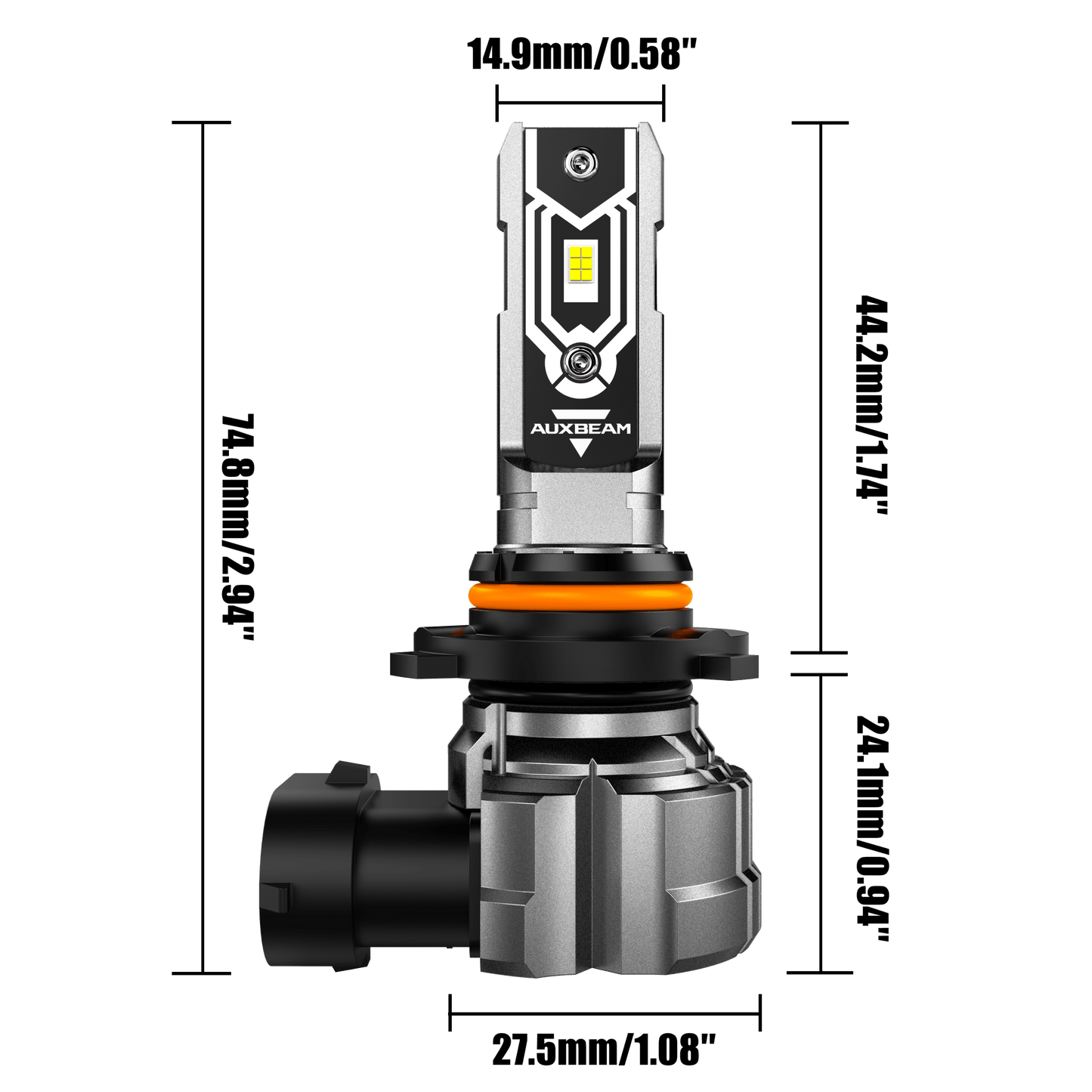 🆕H10 9145 9140 HB3 LED Fog Light/DRL Bulbs 50W 10000LM 6500K Cool White Q5 Series | 2 Bulbs