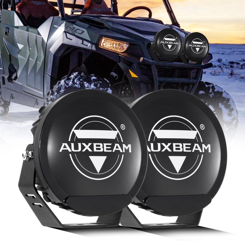 (2pcs/set) 7 Inch 230W 33332LM 360-PRO Series LED Driving Lights+Amber/Black Covers(Optional) for ATV UTV SIDE BY SIDE 4X4 - Auxbeam  – éclairage LED auto