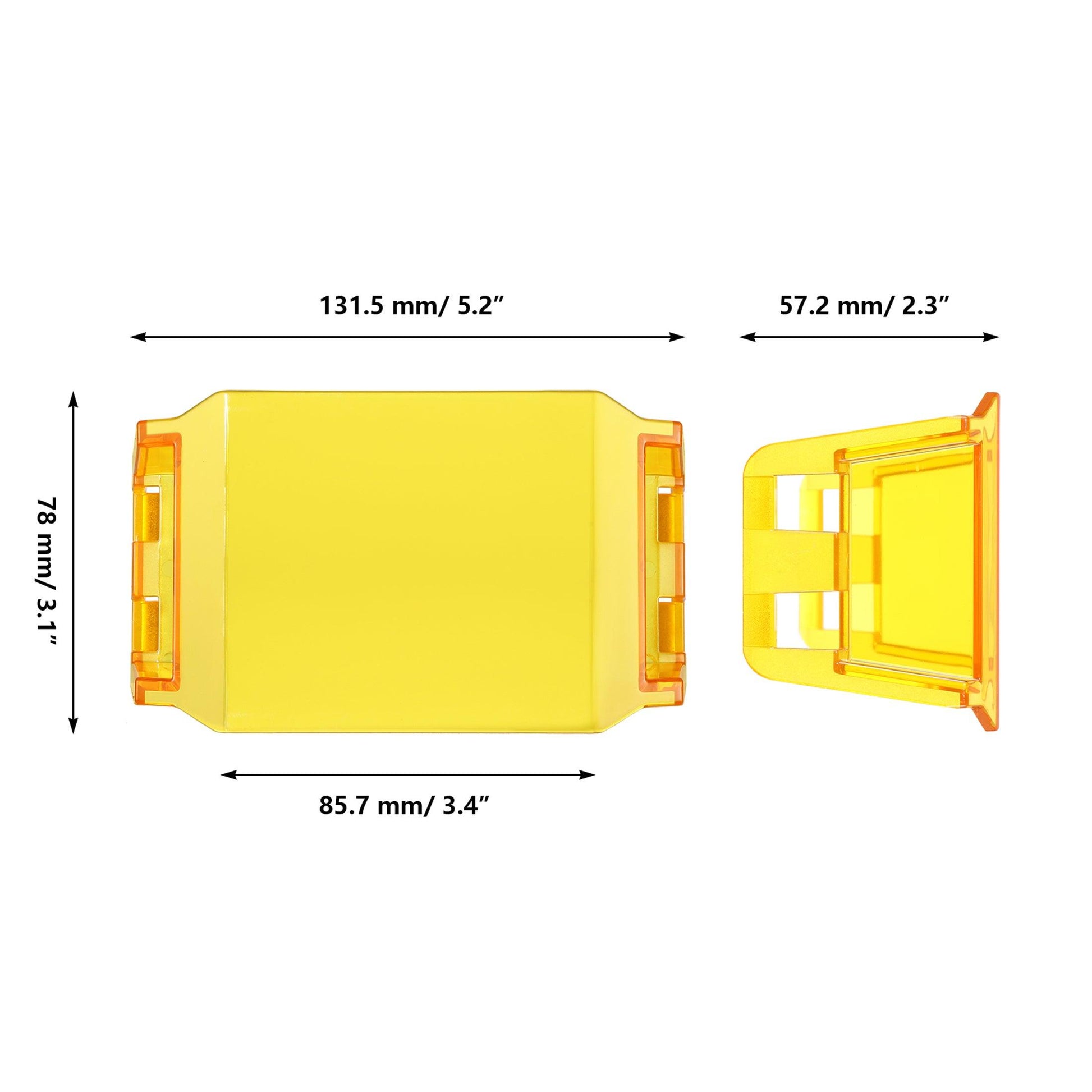 V-Max Series LED Pod Light Amber Cover Light Shield Cover - Auxbeam  – éclairage LED auto