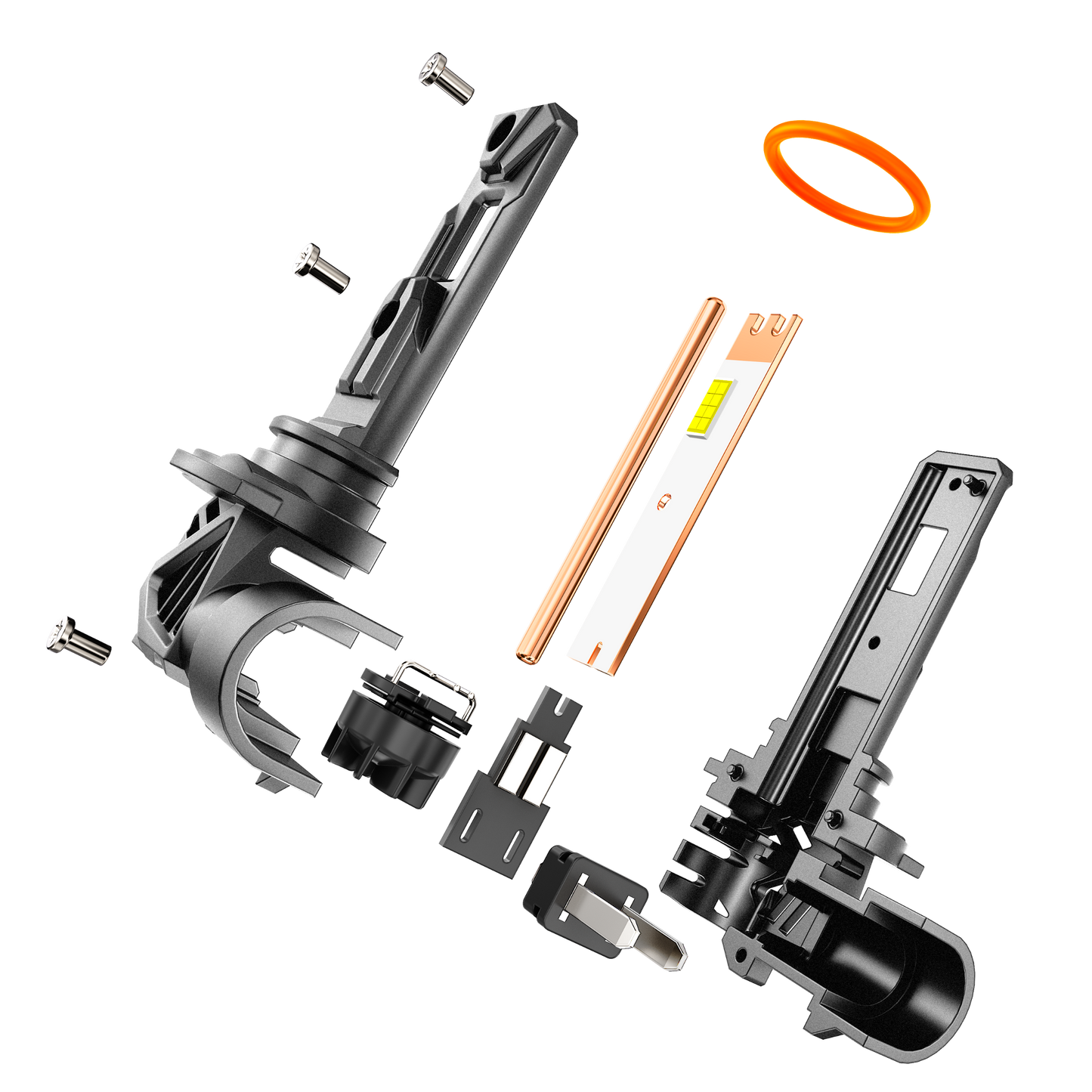 🆕9005+H11 LED Headlight Bulbs 90W 22000LM Q26S Series 1:1 Same OEM Size 6500K Cool White | 4 Bulbs