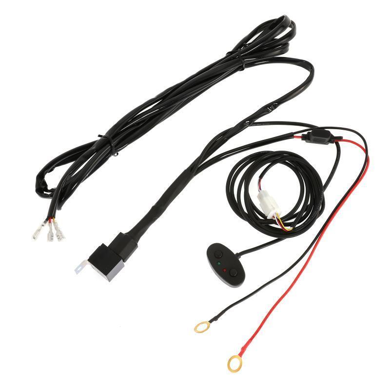 Wiring Harness 10FT, Customized for AUXBEAM 6 Modes LED Light Bar, 12V 40A Relay for Switching Between Different Modes  – éclairage LED auto