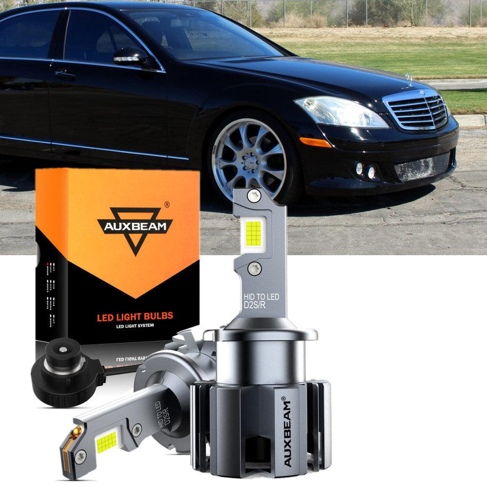 For 2008 Mercedes-Benz R550 with HID headlamps LED Light Bulbs High Low Beam Bundle - Auxbeam  – éclairage LED auto