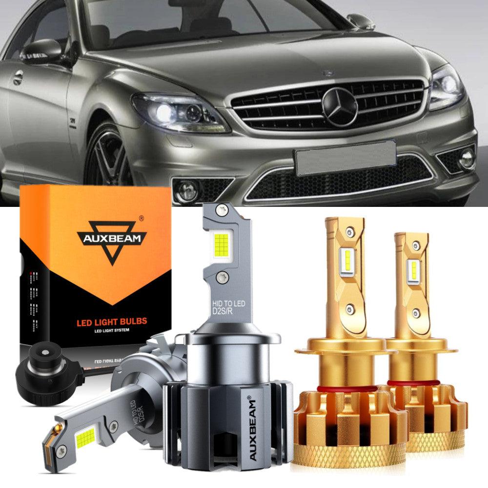 For 2005 - 2009 Mercedes - Benz CL65 AMG with HID headlamps LED Light Bulbs High Low Beam Bundle - FORZA - PARIS