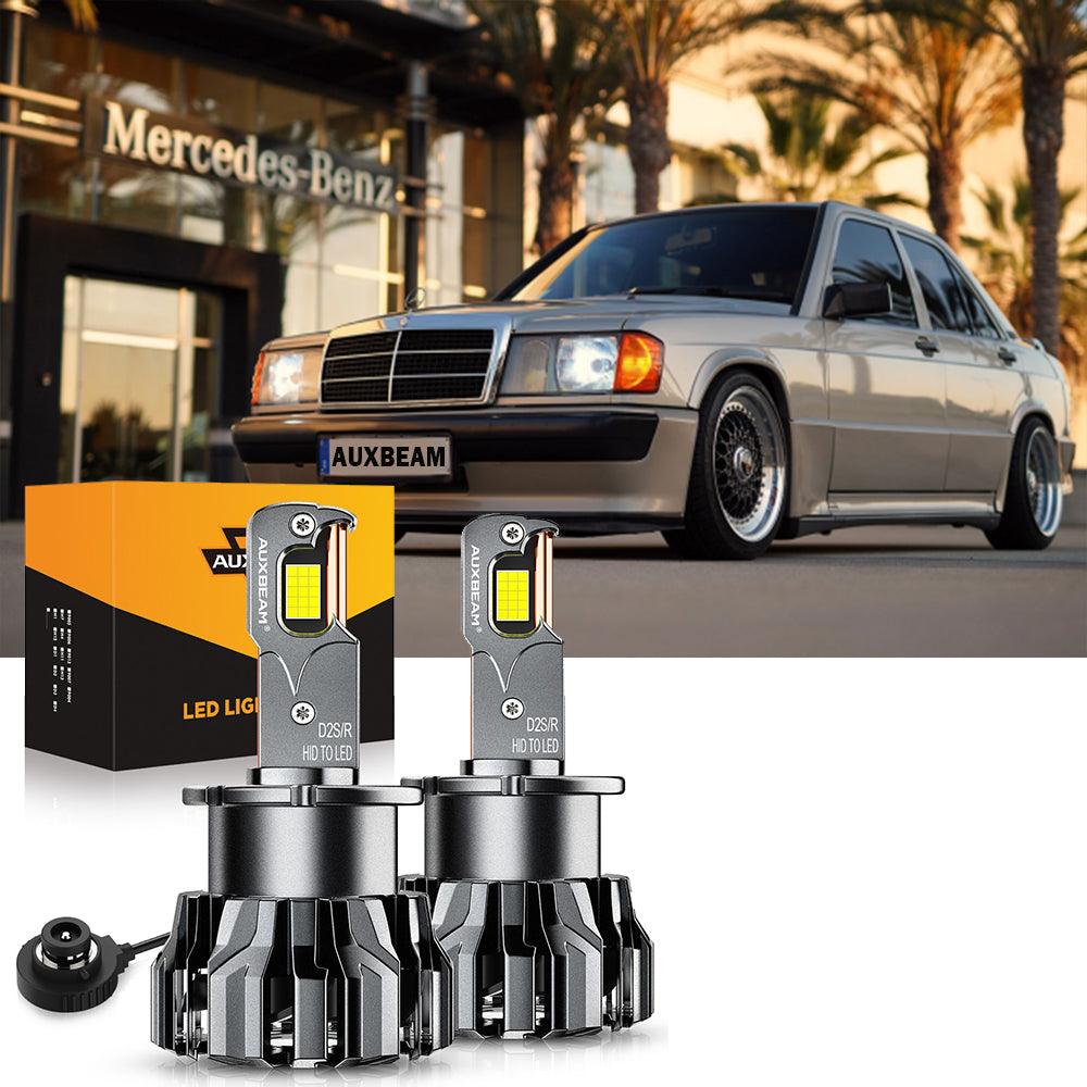 For 2000-2006 Mercedes-Benz E55 AMG with HID headlamps LED Light Bulbs High Low Beam Bundle - Auxbeam  – éclairage LED auto