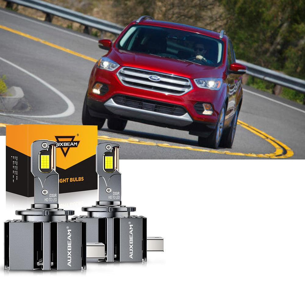 For 2018-2019 Ford Escape H1 D3S LED Headlight Bulbs Bundle - Auxbeam  – éclairage LED auto