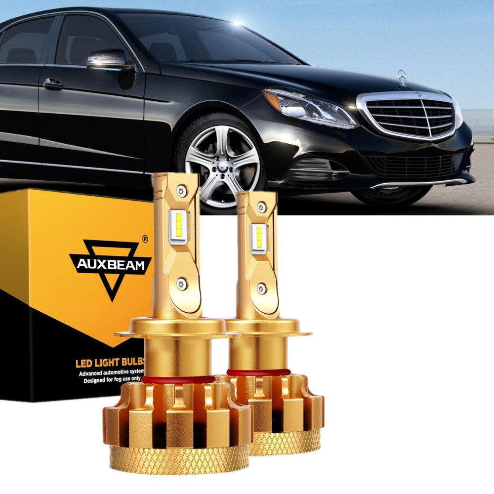 For 2006-2007 Mercedes-Benz E350 with HID headlamps LED Light Bulbs High Low Beam Bundle - Auxbeam  – éclairage LED auto