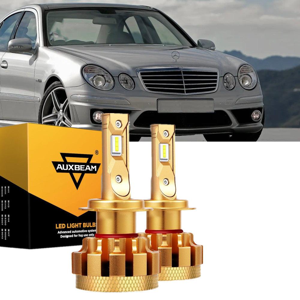 For 2007 Mercedes-Benz E63 AMG with HID headlamps LED Light Bulbs High Low Beam Bundle - Auxbeam  – éclairage LED auto