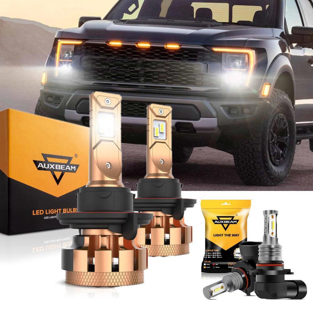 لسيارات فورد F150 F-16 Plus Series H13 المدمجة من Canbus من فئة السيارات 14000LM مجموعة مصابيح LED عالية الشعاع ومنخفضة الشعاع