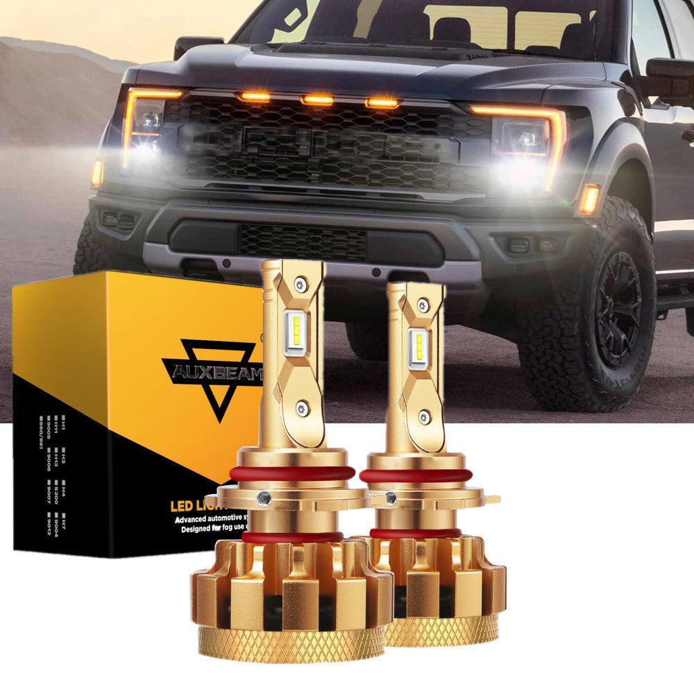 For 2015-2020 FORD F150 F-16 Plus Series 9005+H11 Built-in Canbus Automotive Grade 28000LM LED Light Bulbs High Low Beam Bundle