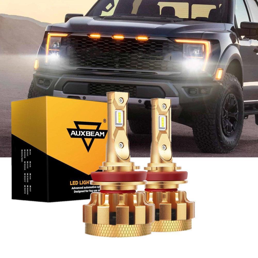 For 2015-2020 FORD F150 F-16 Plus Series 9005+H11 Built-in Canbus Automotive Grade 28000LM LED Light Bulbs High Low Beam Bundle
