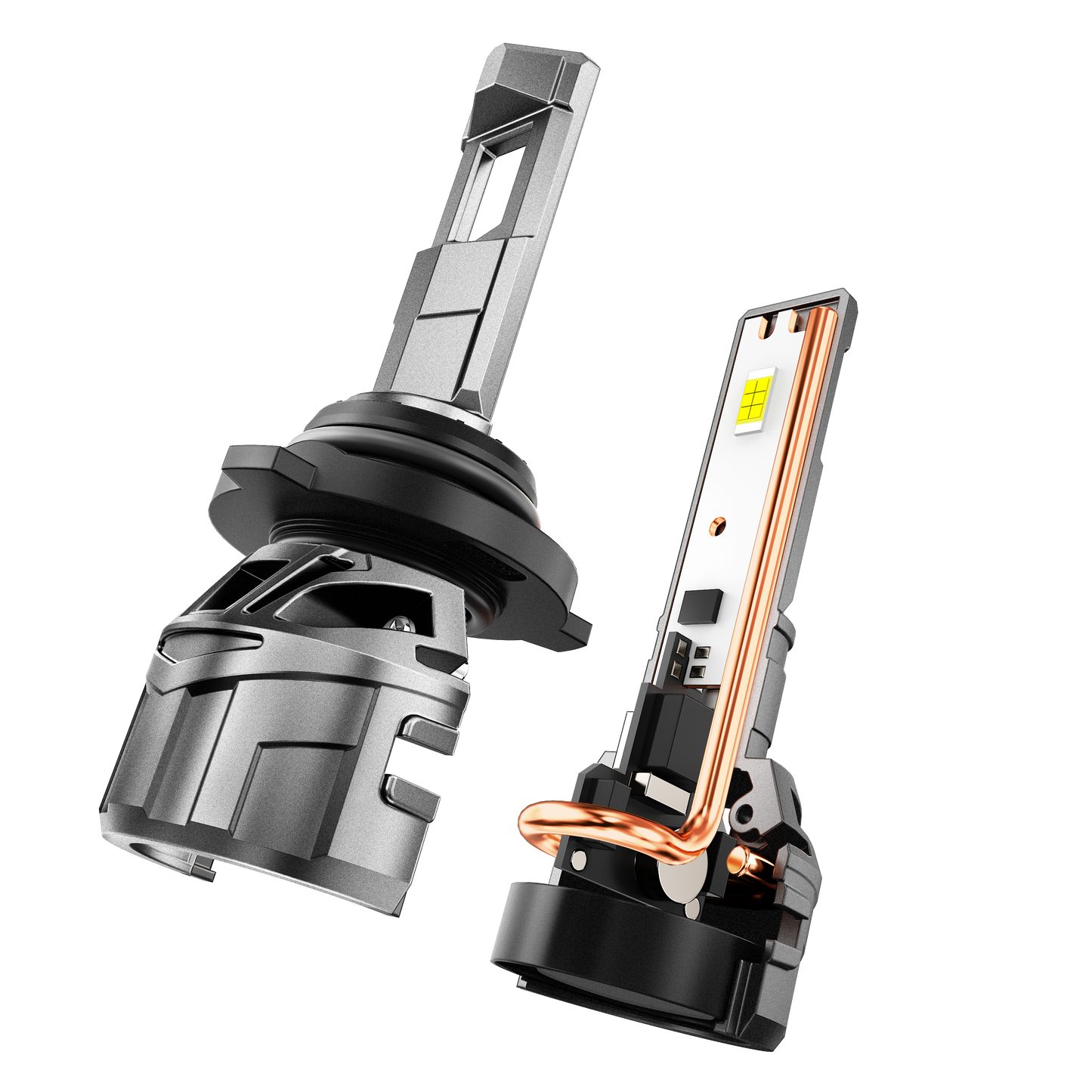 🆕9005+9006 LED Headlight Bulbs 100W 22000LM F18 Series 1:1 Mini Size 6500K Cool White | 4 Bulbs