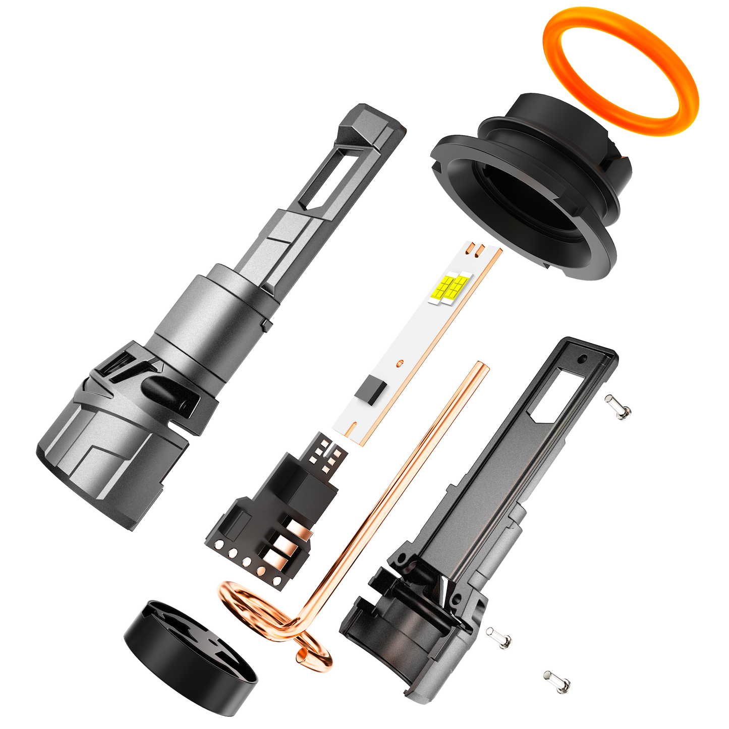 🆕9007/HB5 LED Headlight Bulbs 100W 22000LM F18 Series 1:1 Mini Size 6500K Cool White | 2 bulbs