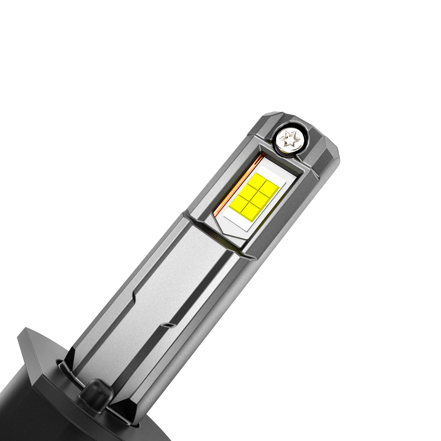 مصابيح أمامية LED H1، 100 واط، 22000 لومن، سلسلة F18، مقاس صغير، 6500 كلفن، أبيض بارد | مصباحان