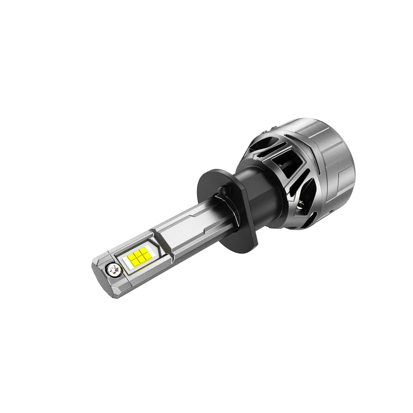 مصابيح أمامية LED H1، 100 واط، 22000 لومن، سلسلة F18، مقاس صغير، 6500 كلفن، أبيض بارد | مصباحان