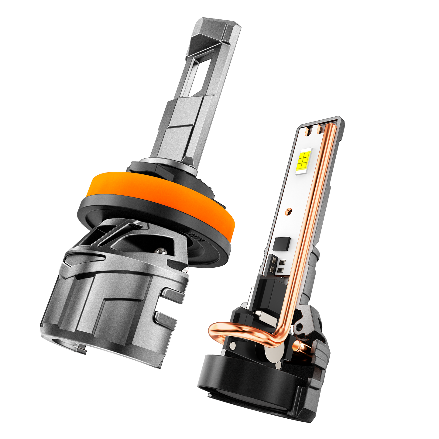 🆕1:1 Mini Size F18 Series 22000LM 100W LED Headlight Bulbs 6500K Cool White