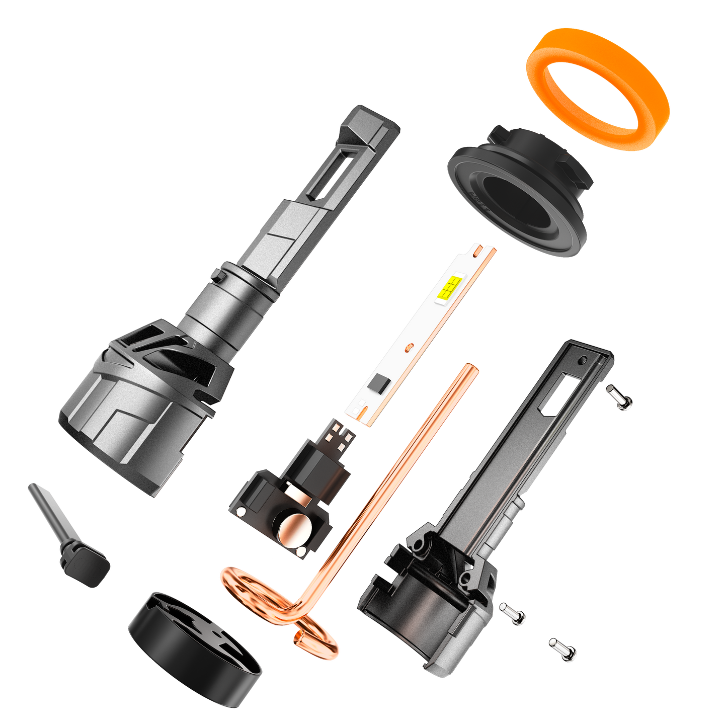 🆕H11/H9/H8 LED Headlight Bulbs 100W 22000LM F18 Series 1:1 Mini Size 6500K Cool White | 2 bulbs