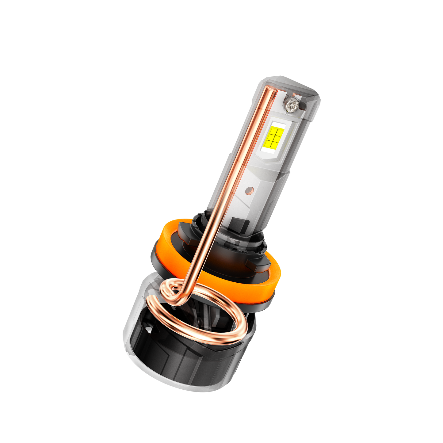 🆕H11/H9/H8 LED Headlight Bulbs 100W 22000LM F18 Series 1:1 Mini Size 6500K Cool White | 2 bulbs