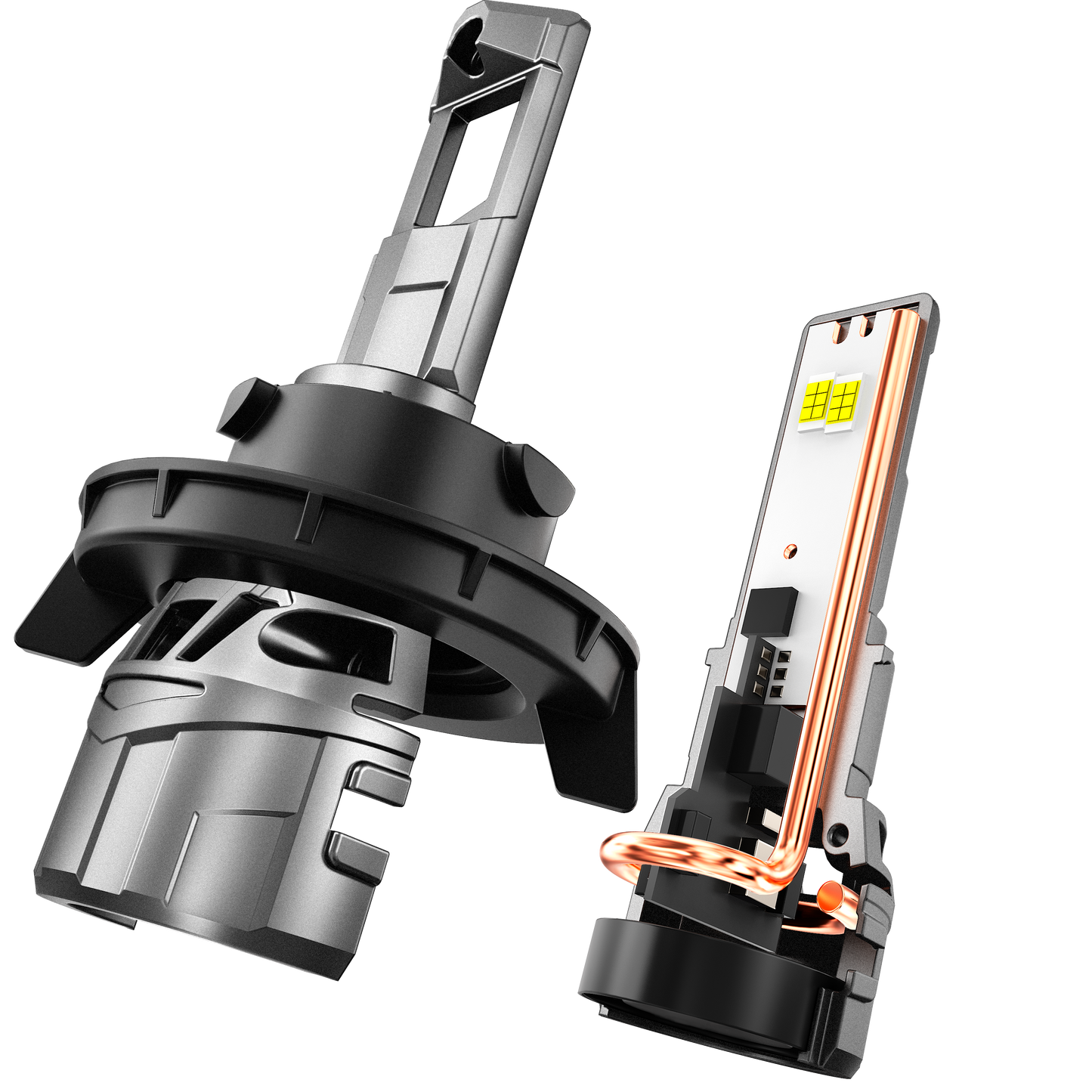 🆕H13/9008 LED Headlight Bulbs 100W 22000LM F18 Series 1:1 Mini Size 6500K Cool White | 2 Bulbs