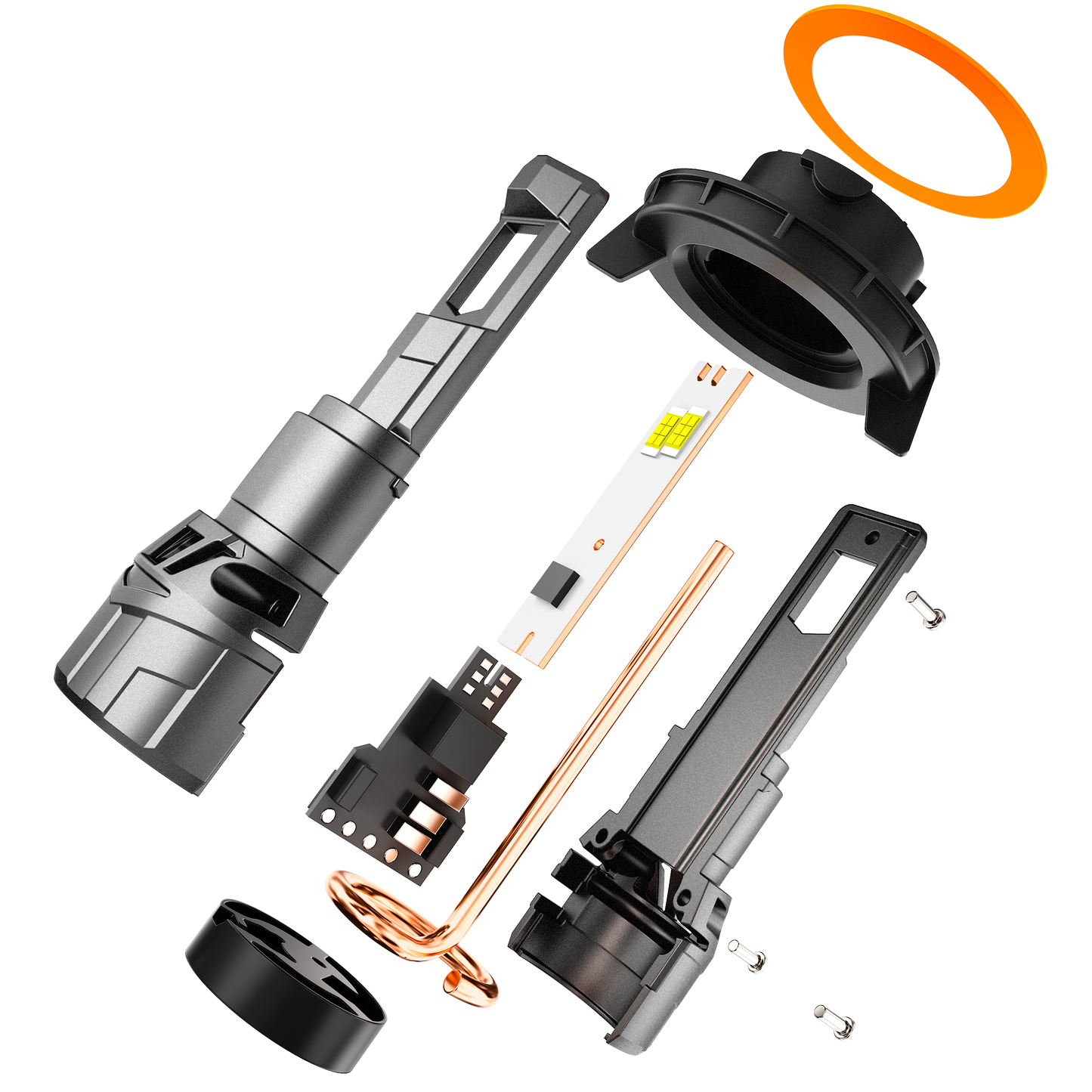 🆕H13/9008 LED Headlight Bulbs 100W 22000LM F18 Series 1:1 Mini Size 6500K Cool White | 2 Bulbs