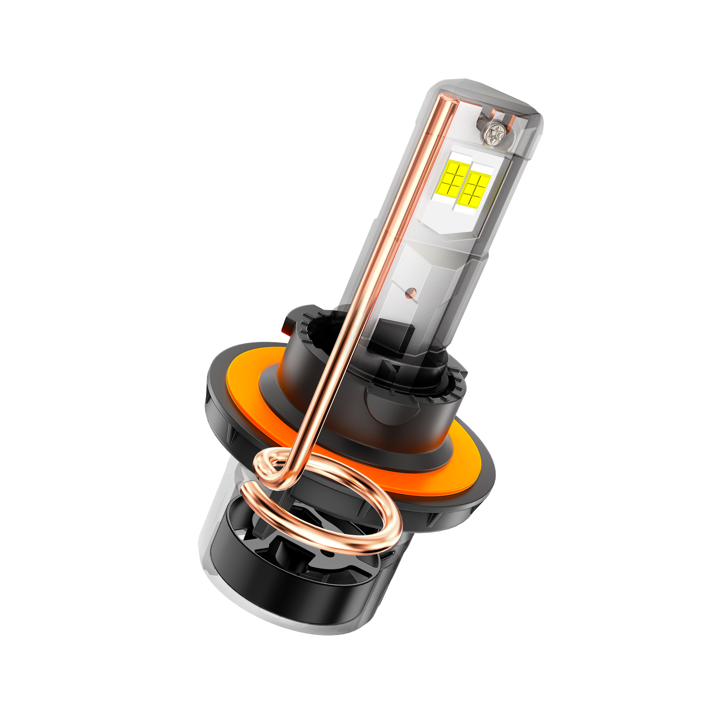 🆕H13/9008 LED Headlight Bulbs 100W 22000LM F18 Series 1:1 Mini Size 6500K Cool White | 2 Bulbs