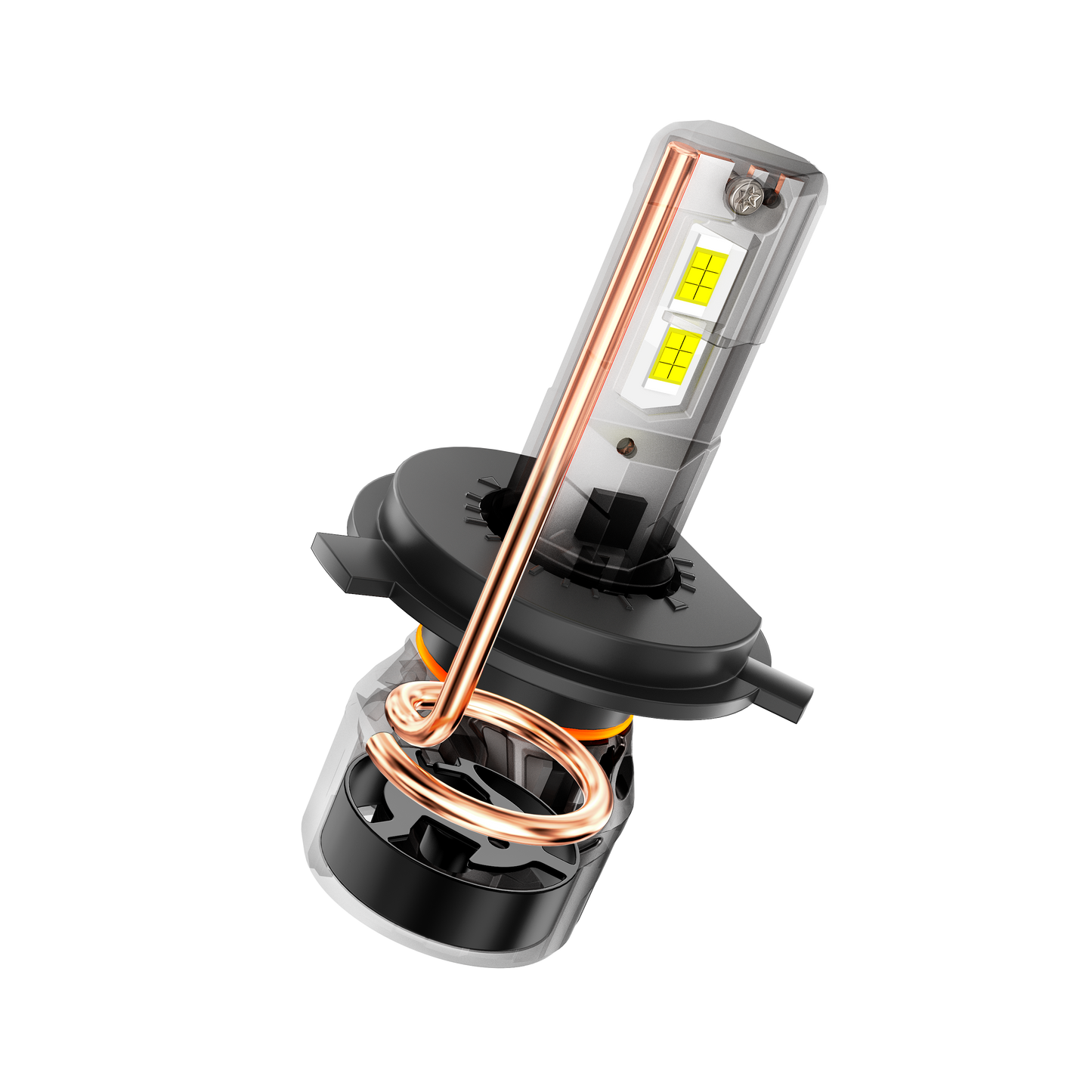 🆕H4/9003 LED Headlight Bulbs 100W 22000LM F18 Series 1:1 Mini Size 6500K Cool White | 2 Bulbs