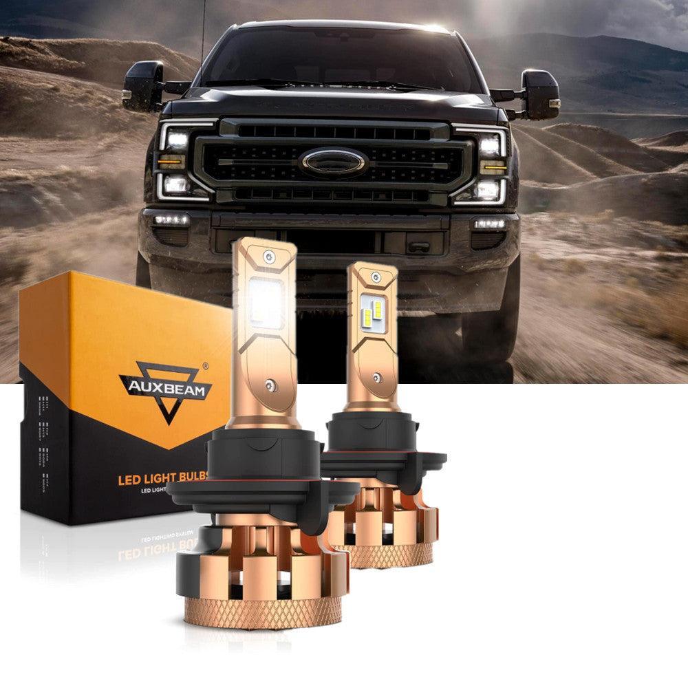 لسيارات فورد F350 F-16 Plus Series H13 المدمجة من Canbus من فئة السيارات 14000LM مجموعة مصابيح LED عالية الشعاع ومنخفضة الشعاع