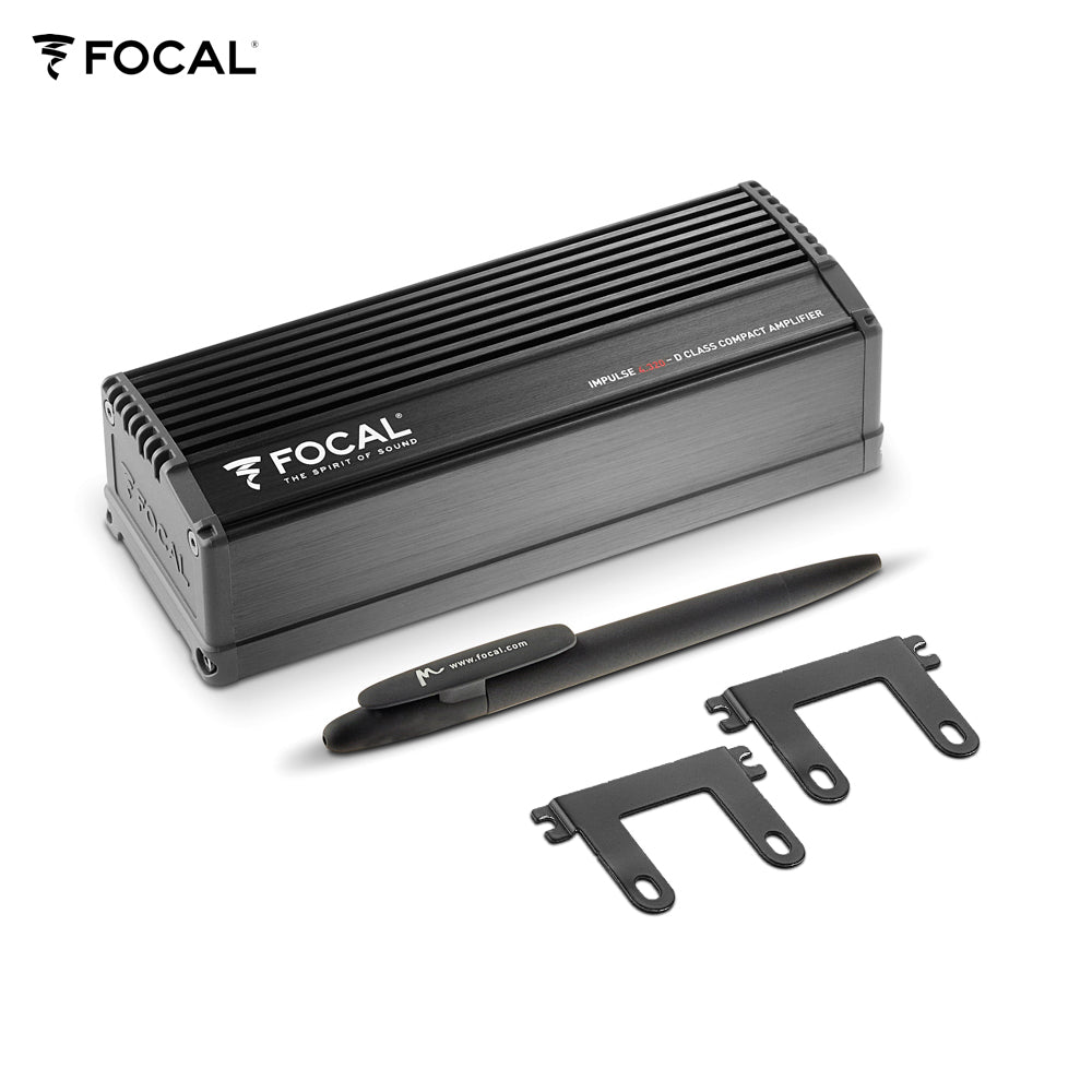 FOCAL IMPULSE series power amplifier, 4-channel, ultra-compact