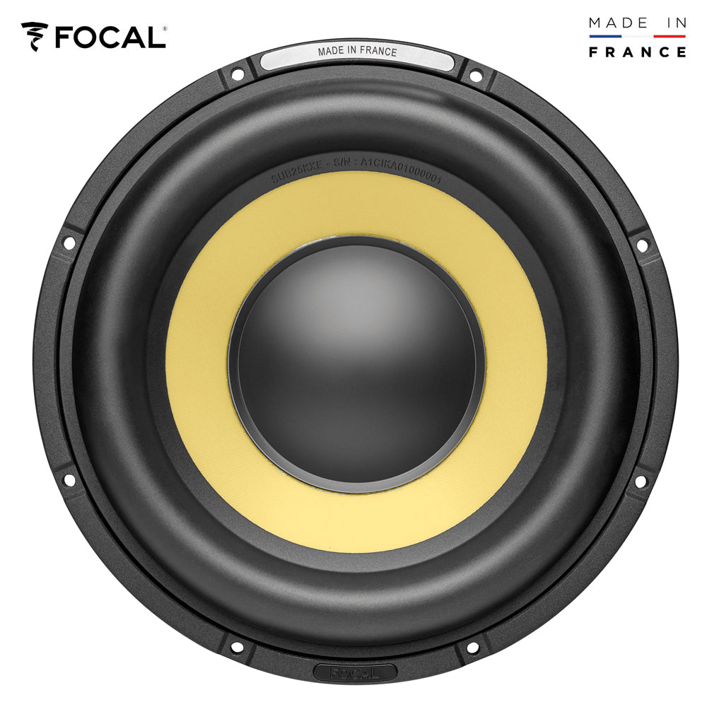 مكبر صوت FOCAL الفرعي K2 POWER EVO من سلسلة، 25 سم، 2 × 4 أوم