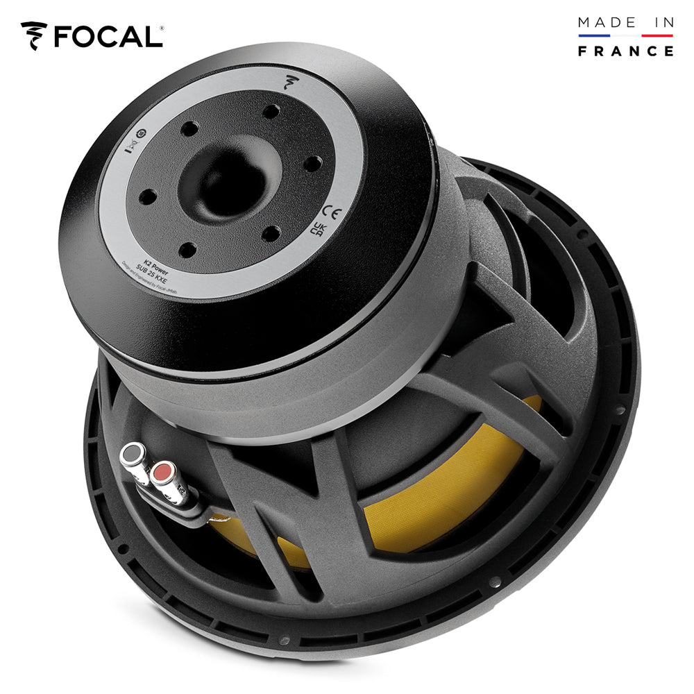 مكبر صوت FOCAL الفرعي K2 POWER EVO من سلسلة، 25 سم، 2 × 4 أوم