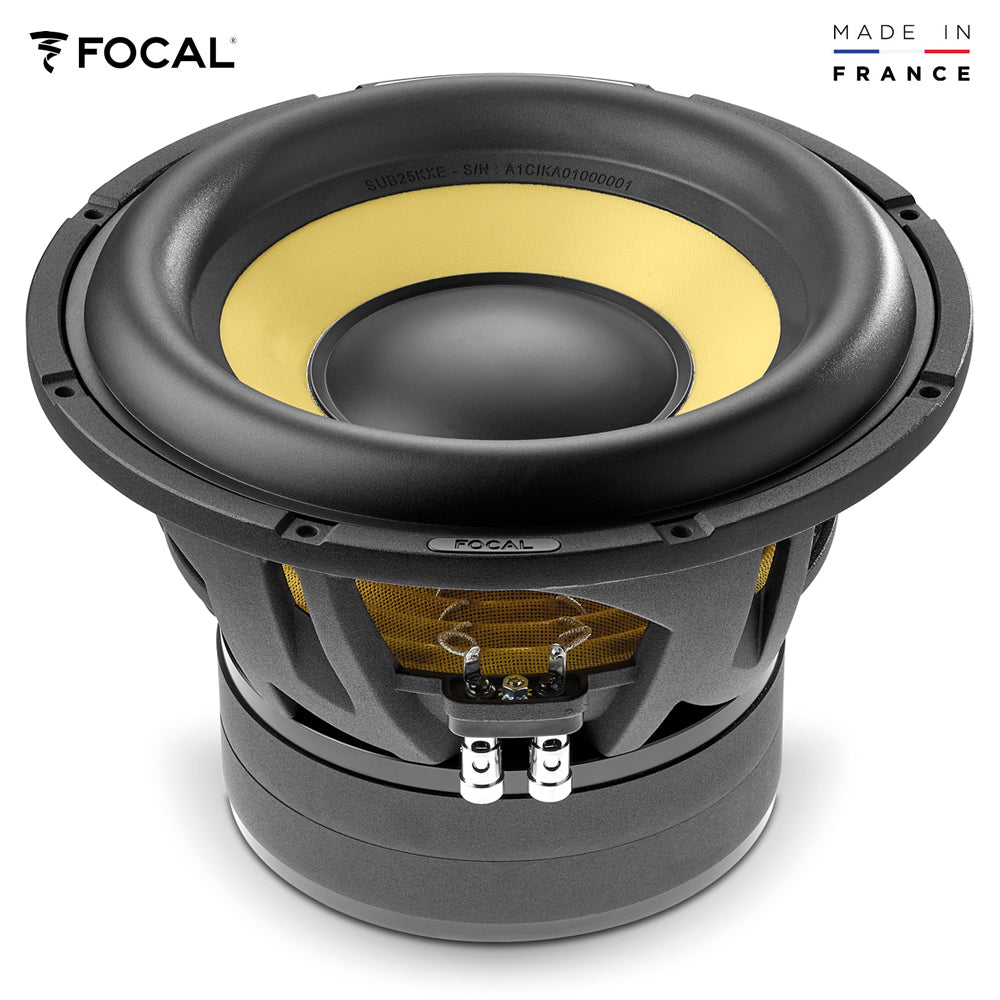 مكبر صوت FOCAL الفرعي K2 POWER EVO من سلسلة، 25 سم، 2 × 4 أوم