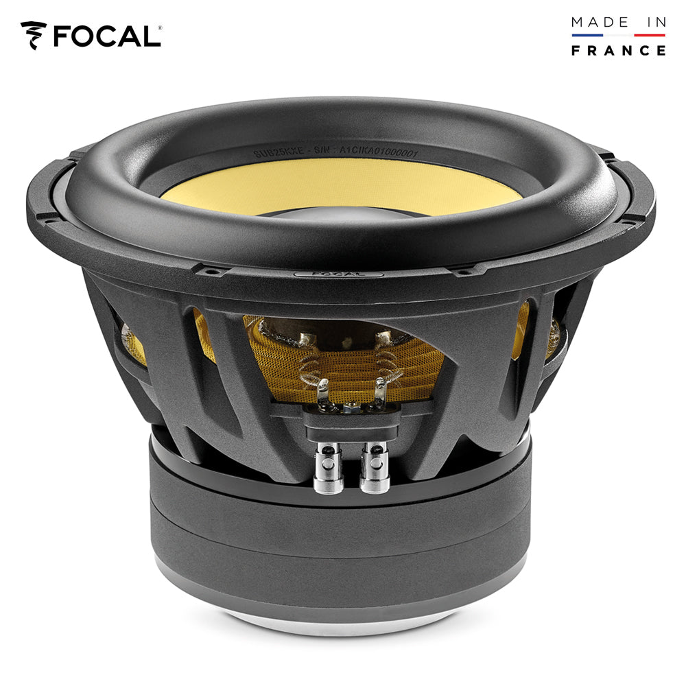 مكبر صوت FOCAL الفرعي K2 POWER EVO من سلسلة، 25 سم، 2 × 4 أوم