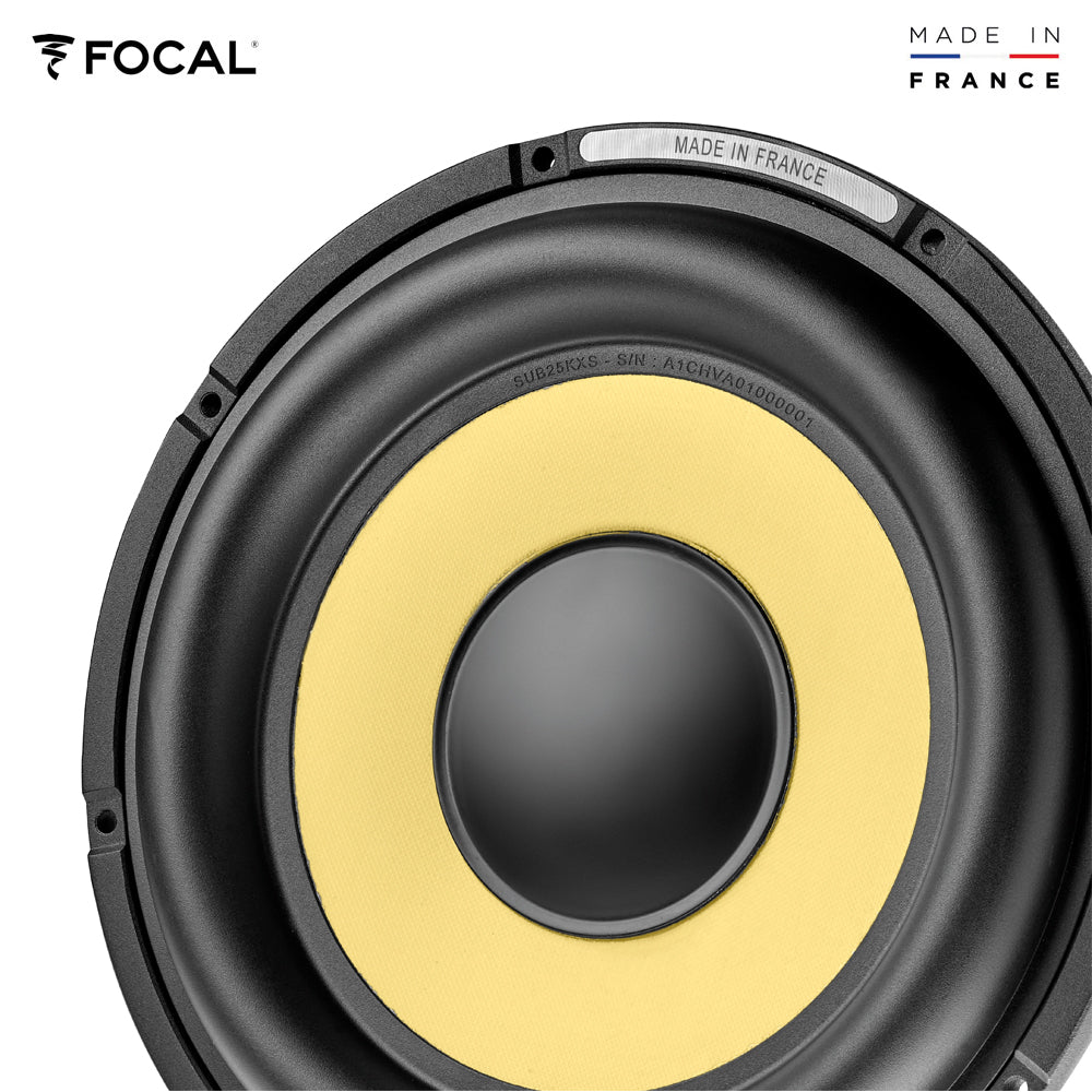 FOCAL subwoofer K2 POWER EVO series, 25cm, 2x4 Ohm, shallow