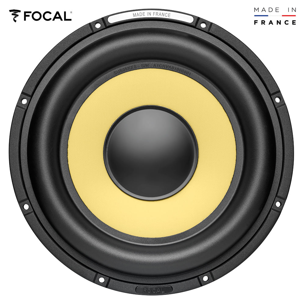 FOCAL subwoofer K2 POWER EVO series, 25cm, 2x4 Ohm, shallow