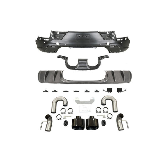 Pour Porsche 9YA Cayenne Coupe 2018-2024 Lip Arrière GT Carbon