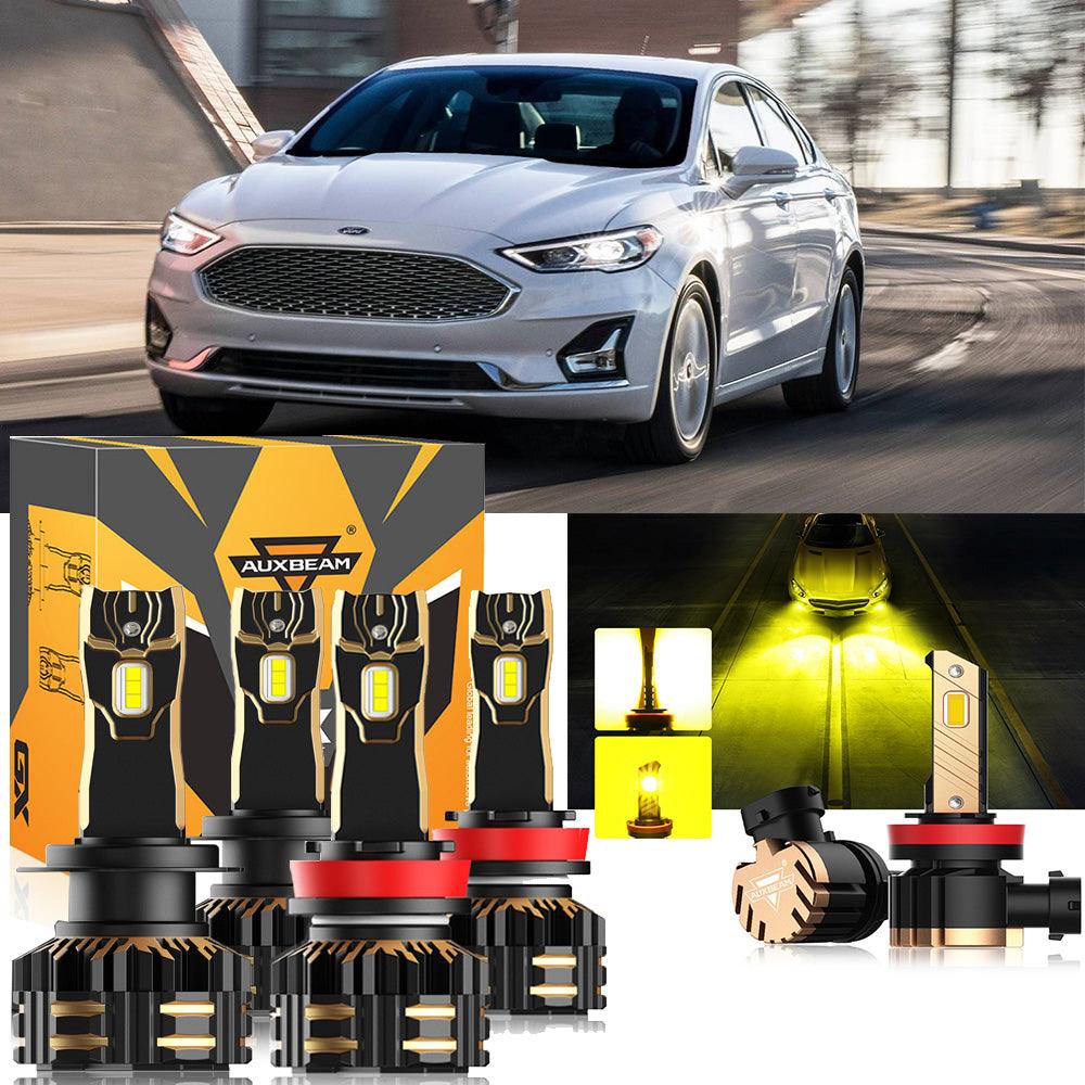 For 2006-2017 Ford Fusion H7 H11 LED Headlight Bulbs Bundle - Auxbeam  – éclairage LED auto