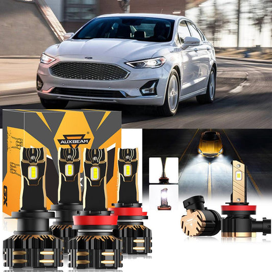 For 2006-2017 Ford Fusion H7 H11 LED Headlight Bulbs Bundle - Auxbeam  – éclairage LED auto
