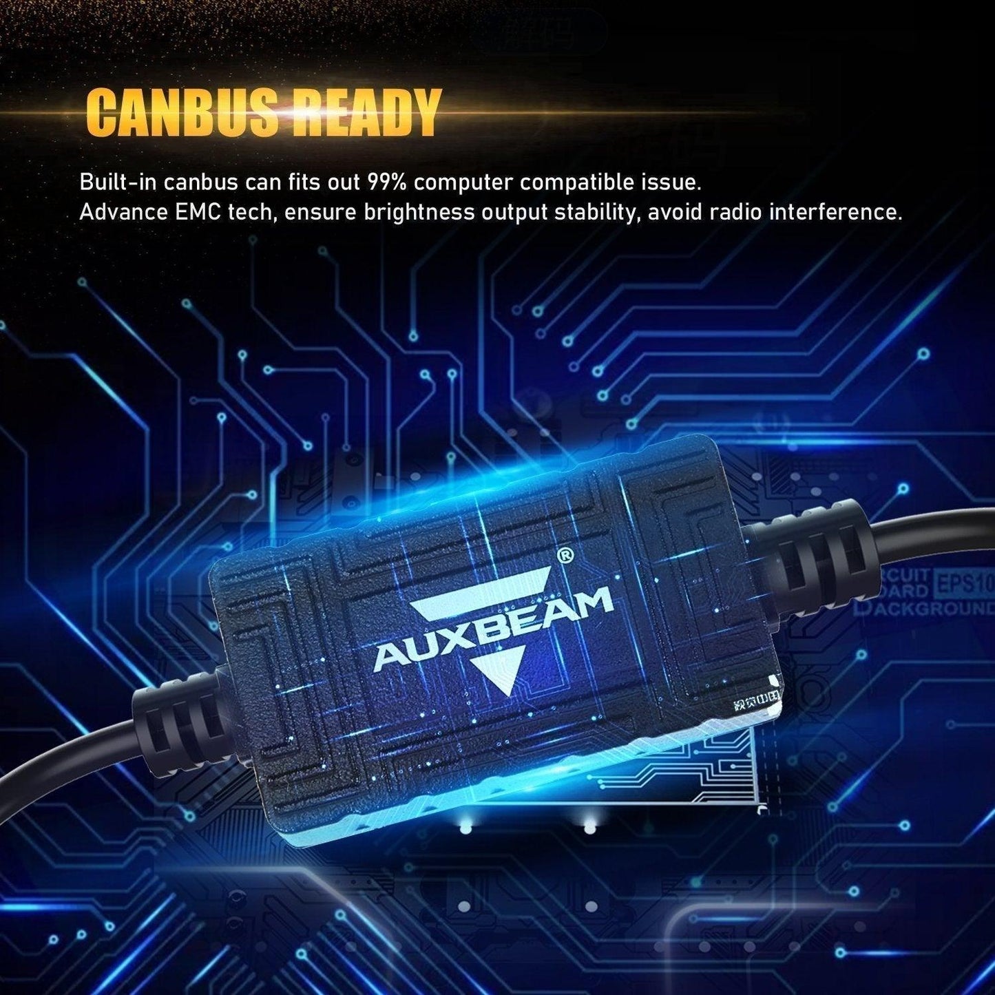 For 2015-2019 Chevrolet Colorado F-16 Plus Series Built-in Canbus Automotive Grade 14000LM LED Light Bulbs High Low Beam Bundle - Auxbeam  – éclairage LED auto