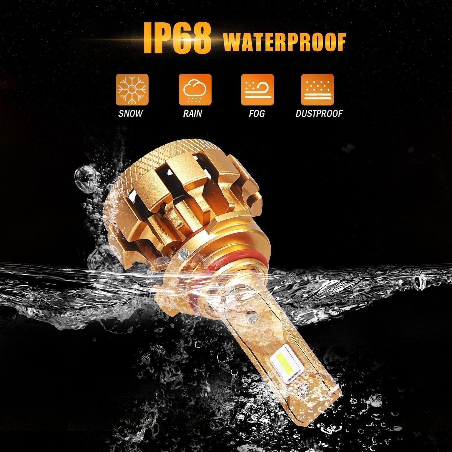 For 2003,2005 2006 Chevrolet Silverado 1500 HD F-16 Plus Series Built-in Canbus Automotive Grade 14000LM LED Light Bulbs High Low Beam Bundle - Auxbeam  – éclairage LED auto