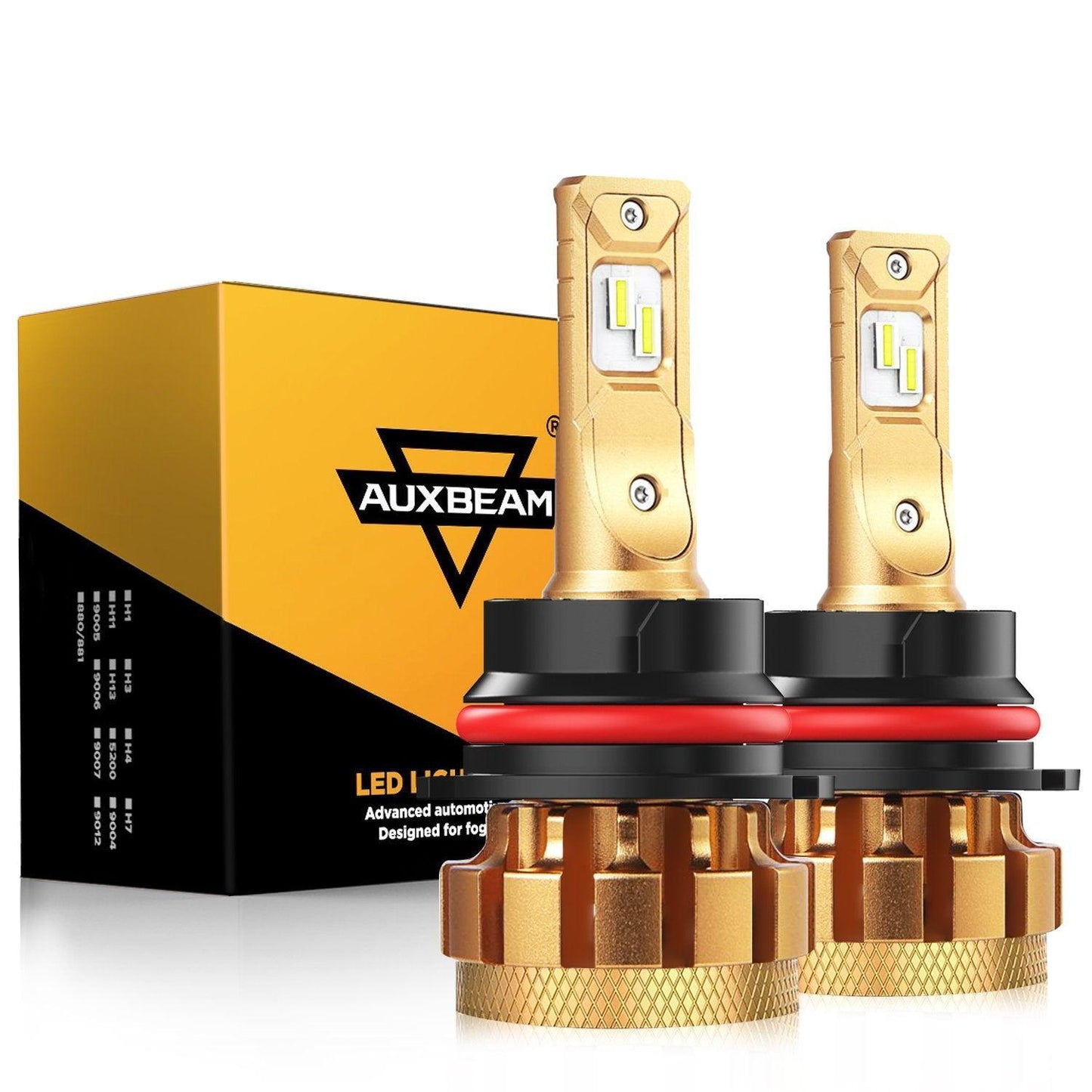 For 2000-2001 Dodge Ram 2500(with 4 headlamps) F-16 Plus Series Built-in Canbus Automotive Grade 14000LM LED Light Bulbs High Low Beam Bundle