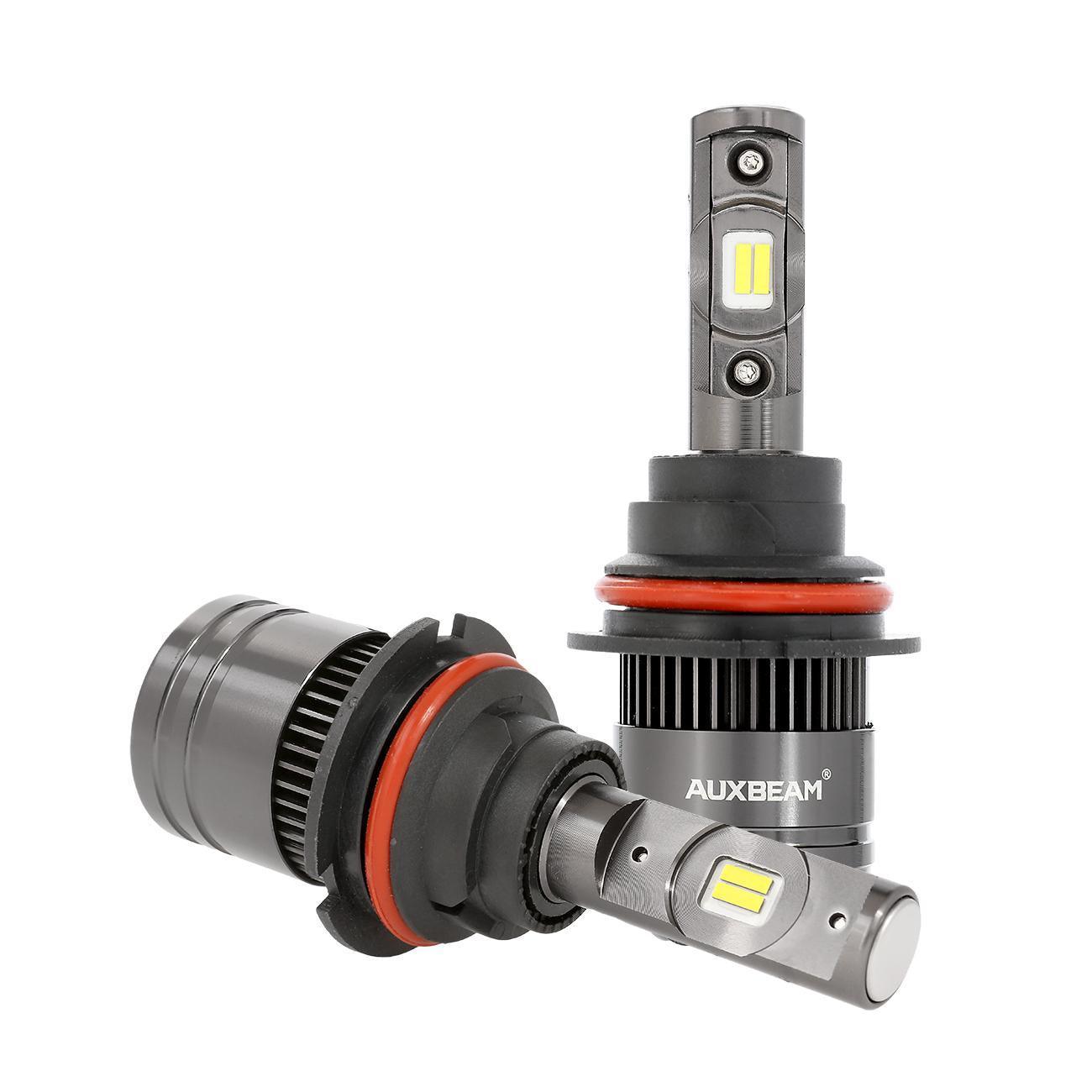 (2 قطعة/المجموعة) 4300K ​​​​T1 سلسلة مصابيح LED 8000LM